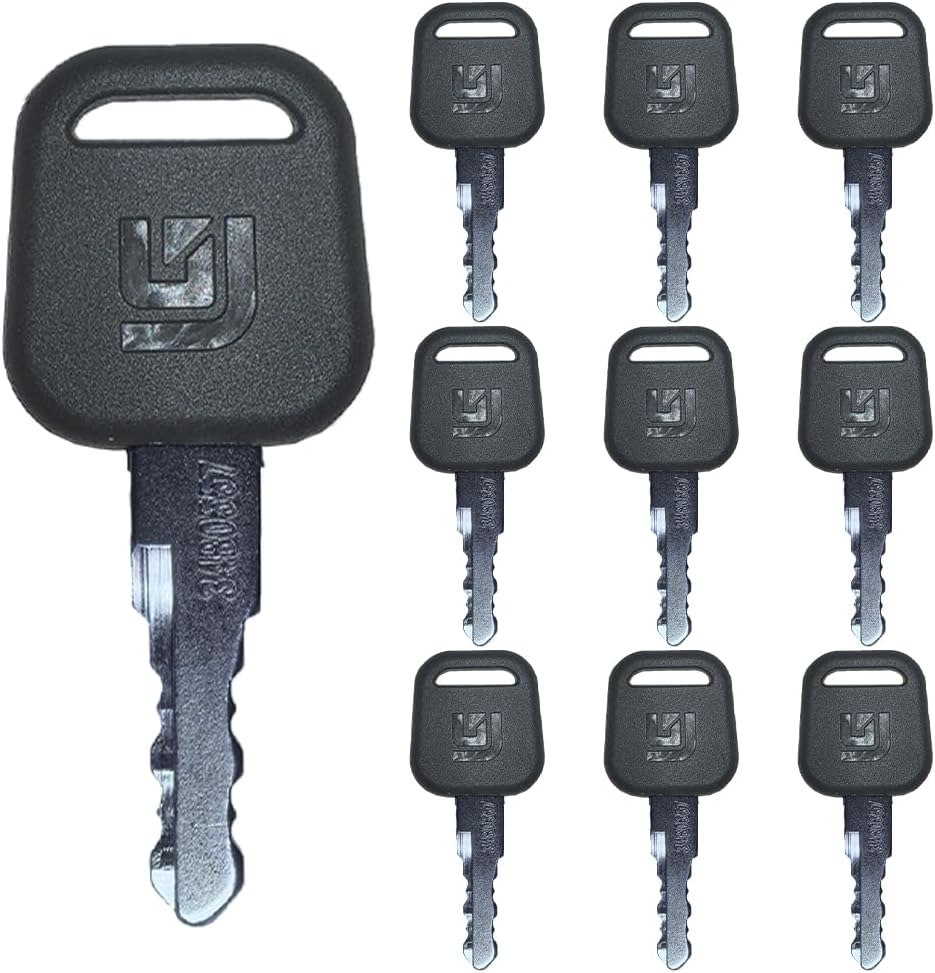 Compatible 5/10/30/50PCS Ignition Keys 34B0557 Compatible with Liugong Excavator LG9055 9075 and Heavy Equipment (30PCS)