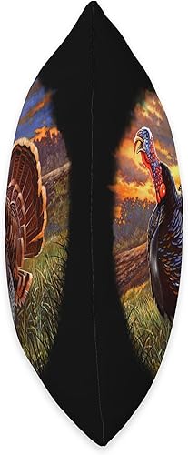 Miniatura 2 de Fantastic Designs by NANDI, LLC Art Design Big Sunset Image - Cojín de regalo para caza de Turquía, 16.0 x 16.0in, multicolor