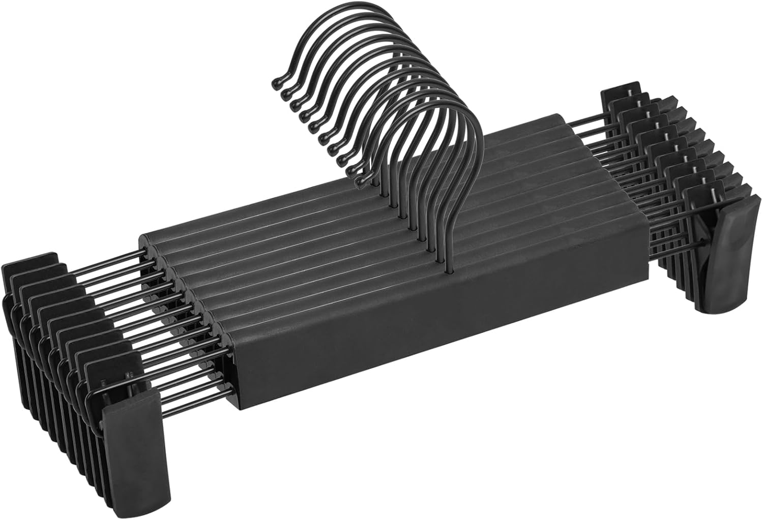 NORTHERN BROTHERS Clothes Pants Hangers, Black Pant Hangers