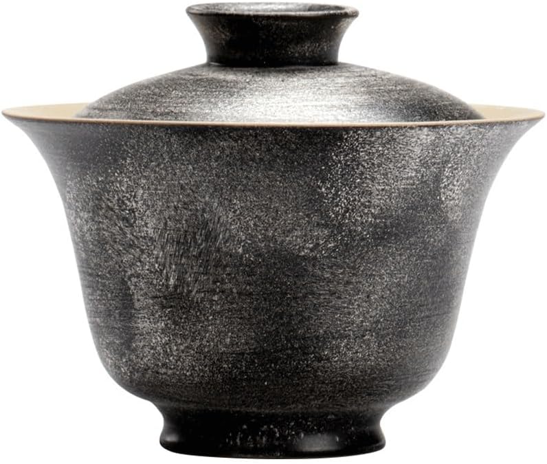 Handmade Rough Pottery Covered Tea Utensils