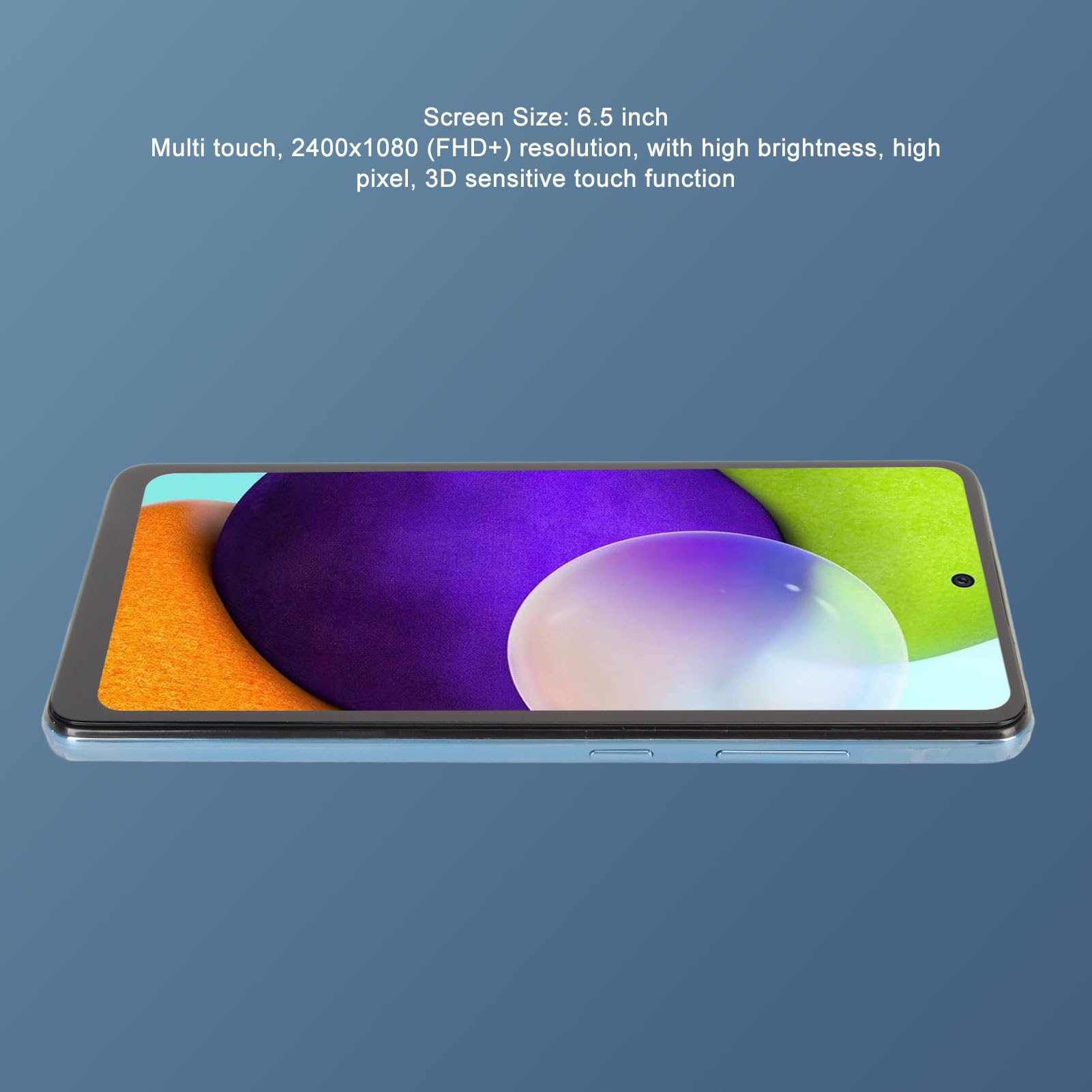 Screen for Galaxy A52 4G A536 A525F A525M DS, 6.5 inch Digitizer Assembly with Frame and Repair Tool, Smartphone Screen Replacement (Blue)