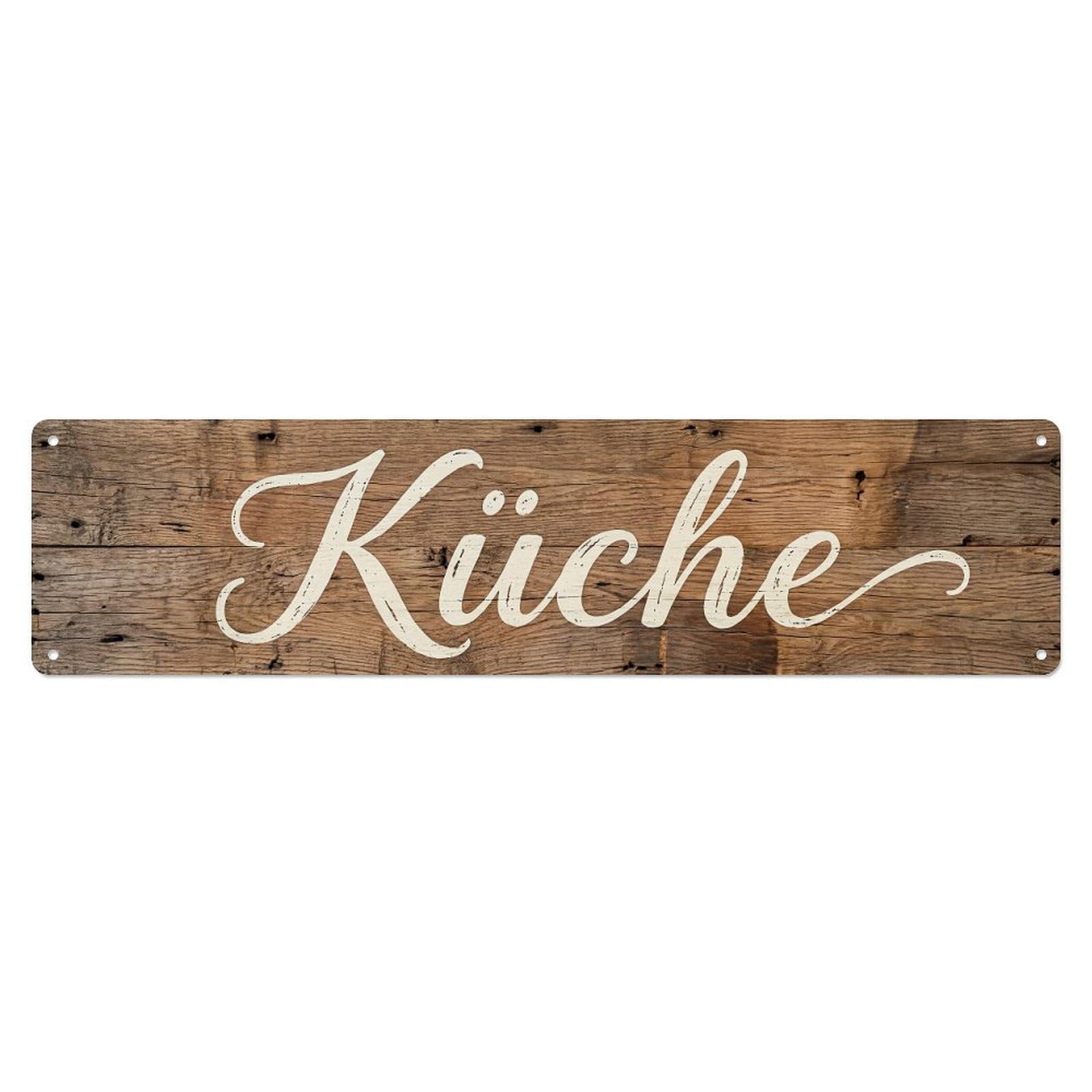 Olhnbad 4X16inch(10X40cm) Kitchen Farmhouse Decor Metal Tin Sign