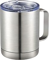Vista 87 de MEWAY 12oz Coffee Mug With Handle 8 Pack Bulk,Stainless Steel Insulated Travel Tumblers With Sliding Lid,Double Wall Vacuum Camping Cup for Hot &