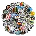 50PCS Fly Fishing Stickers Go Fishing Waterproof Laptop Stickers Car Bicycle Suitcase Computer Water Bottle Mobile Phone Stickers Water Resistant Decals (Fishing)