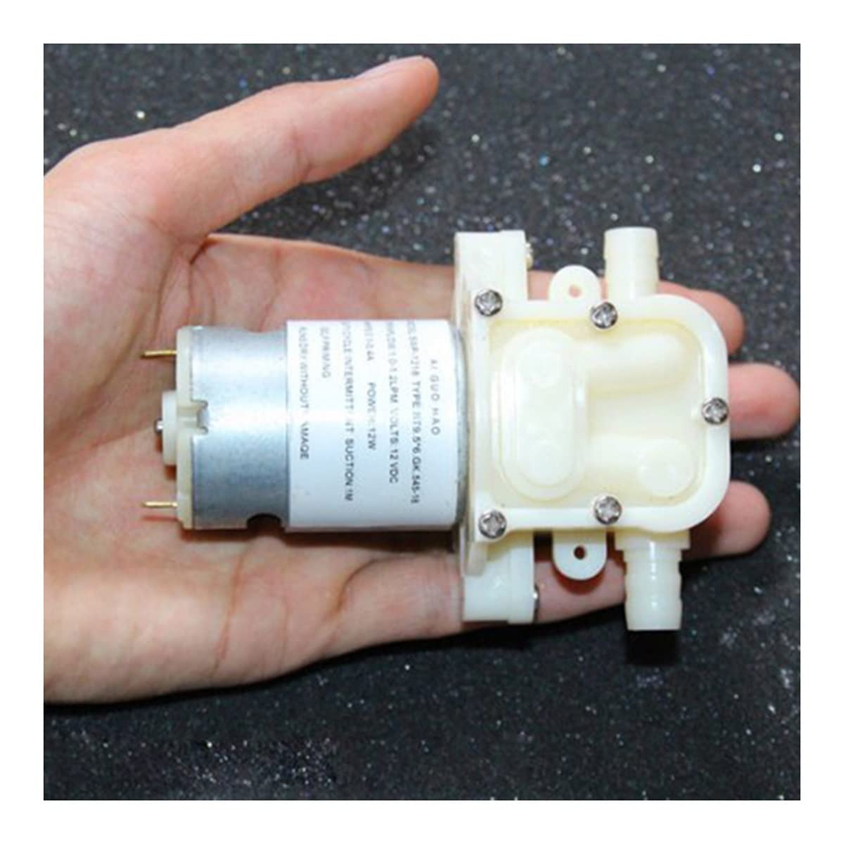 Bombas de agua, piezas y accesorios Mini bomba de diafragma de motor 12V 545 1.0-1.2 L/min