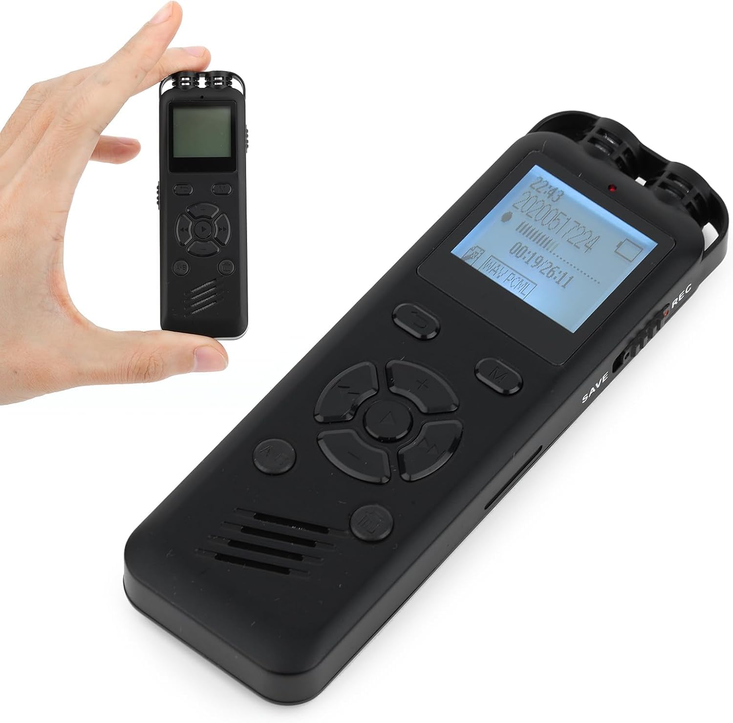 Safety NET,16GB Digital Voice Recorder with Playback Support External Microphone Indoor Outdoor Hidden Voice Recorder-image-42