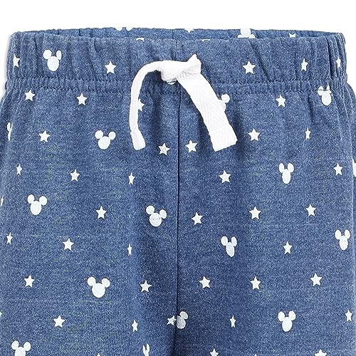 Image of Disney Mickey Mouse Boys Short Sleeve T-Shirt and Shorts Outfit Set for Big Kids
