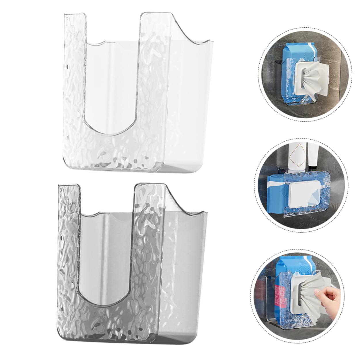 PRETYZOOM 10 STK Taschentuchbox für die Wand papierhandtuchhalter badzubehör Halter für Badezimmertücher wandmontierter Taschentuchhalter Wischtuchhalter zur Wandmontage Tücherhalter