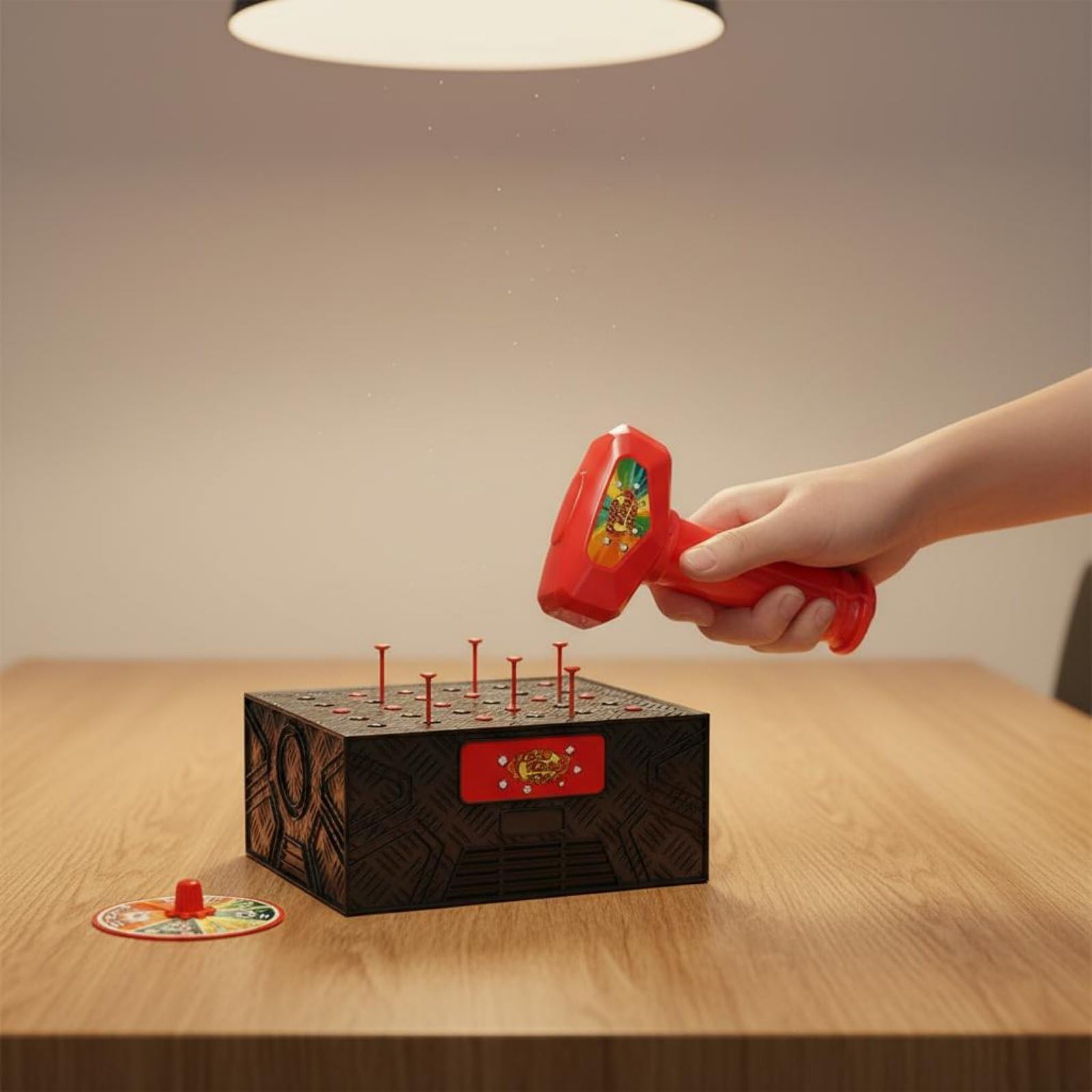 Ballonplatzspiel Familieninteraktion Ballonpustspiel Partyspiel Tisch-Ballonspiel für Familien, Kinder