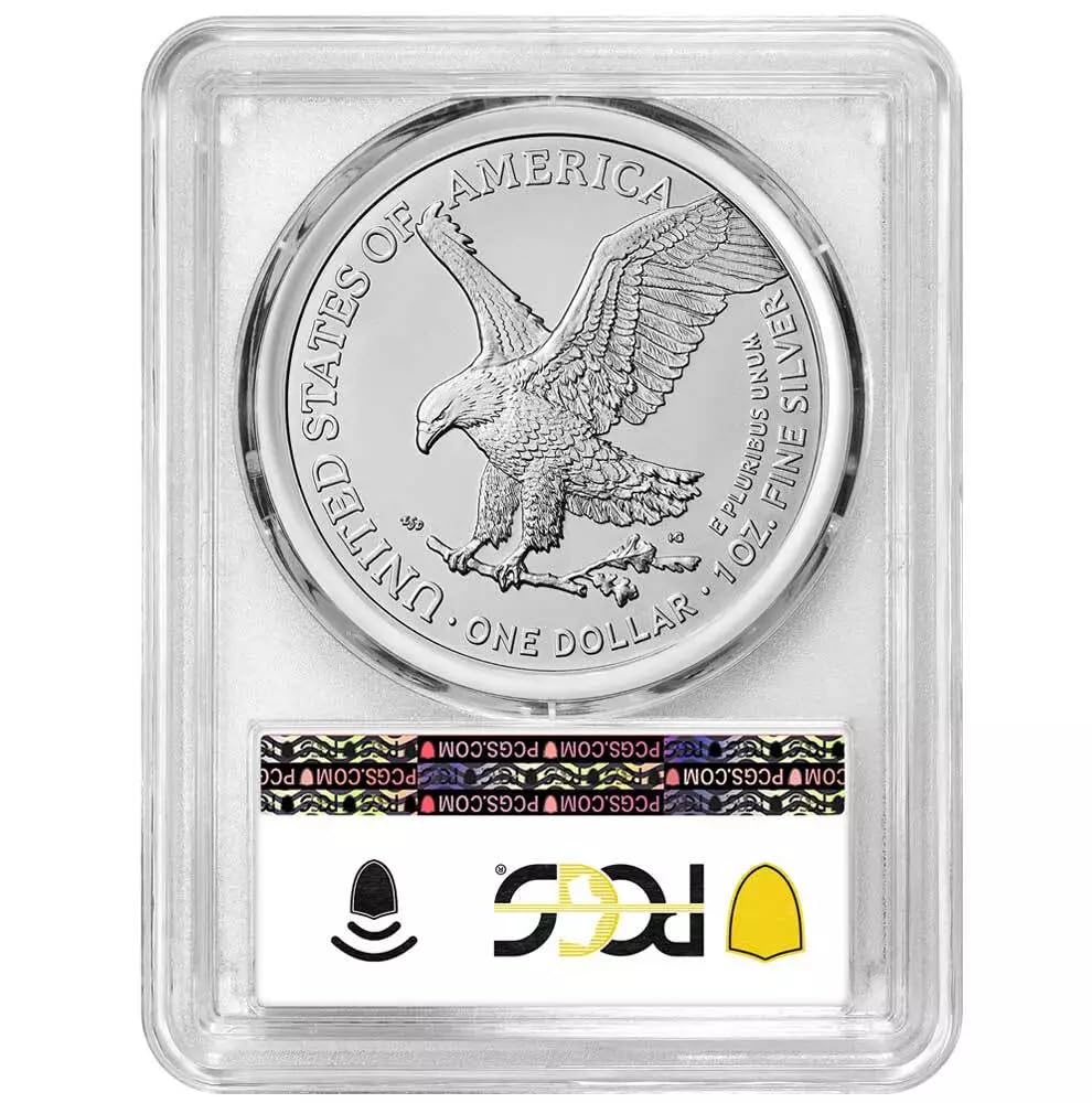 2024 (P) American Silver Eagle Coin, PCGS MS69, Star Privy
