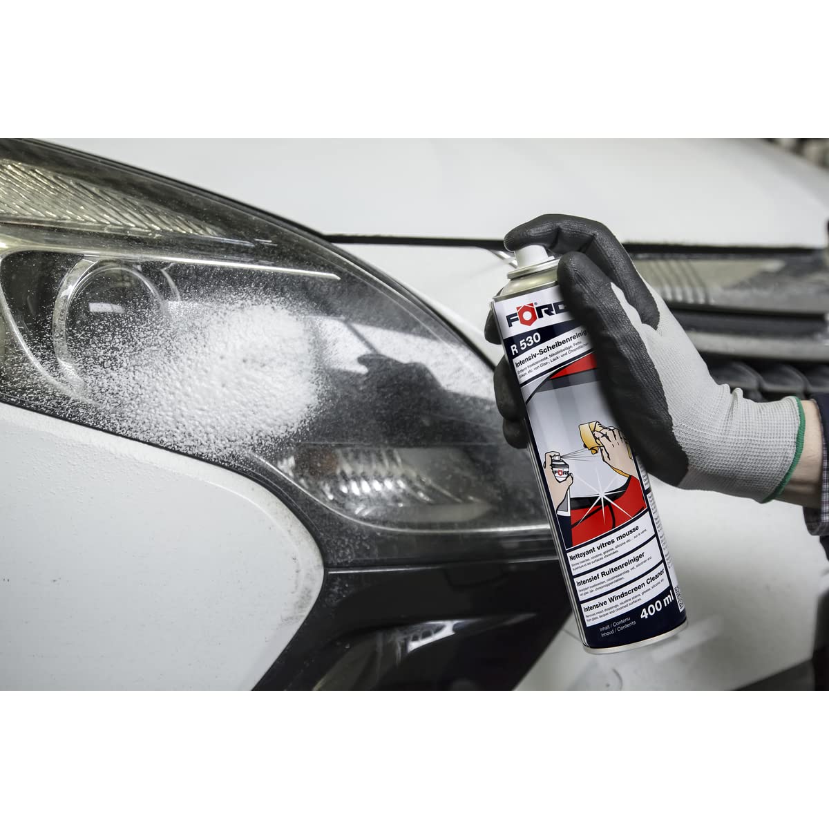 Förch 6X R530 - Schiuma detergente intensiva per vetri, 400 ml, 61001600 (6 X 400 ml)