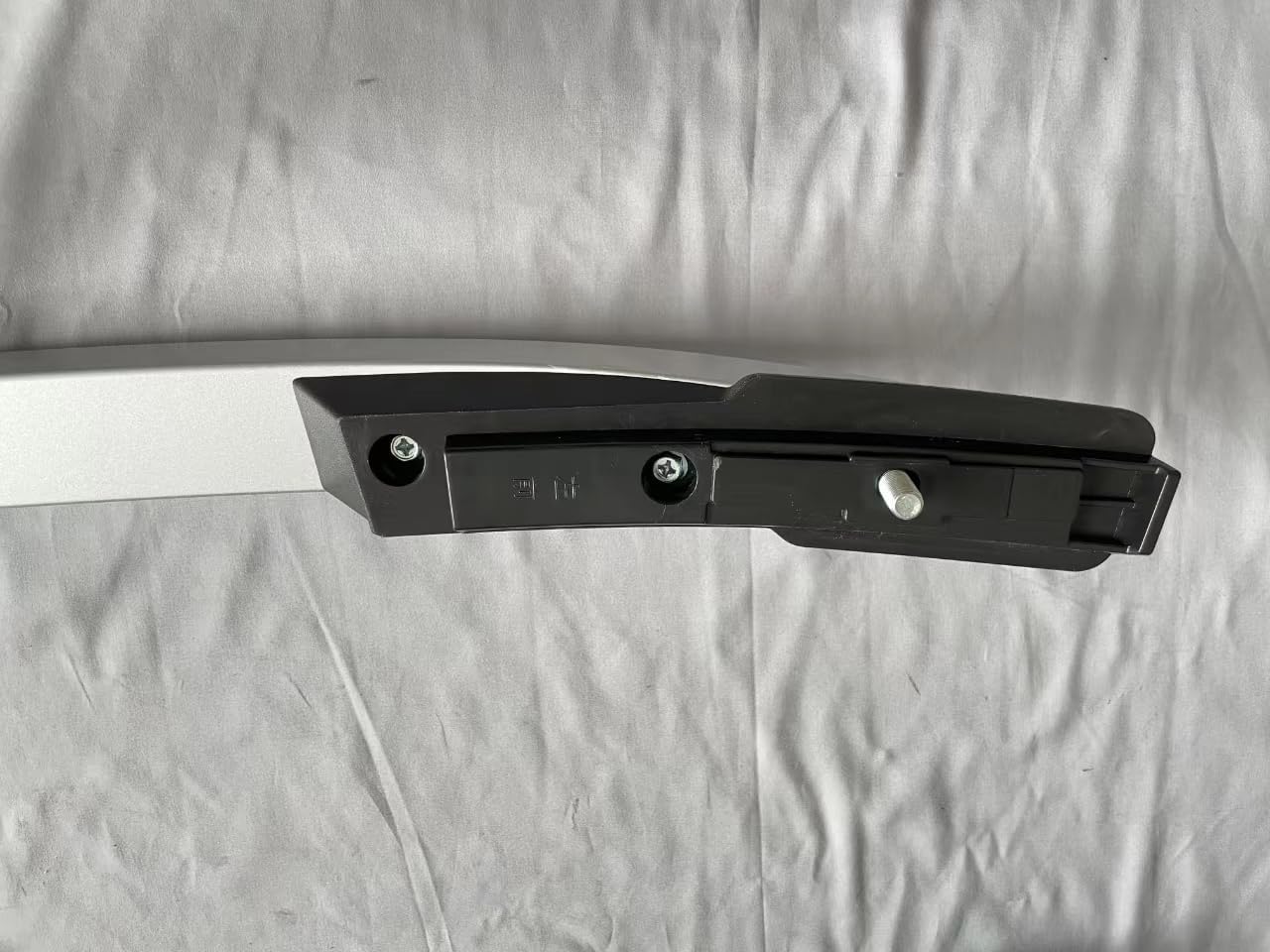 Silver Roof Rack 2PC fits for VW Amarok 2023 2024 Roof Carrier Rails Cargo Bars Screw Install no Drilling Requiring