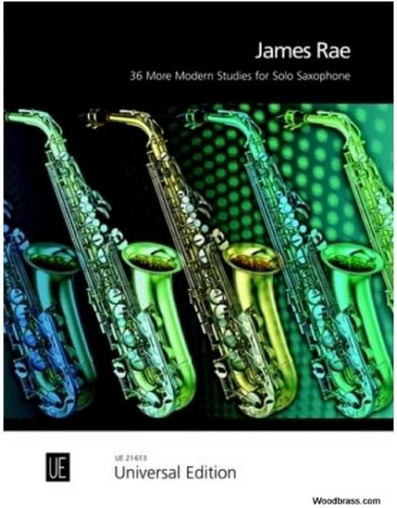 36 More Modern Studies for Solo Saxophone: für Saxophon (S/A/T/Bar).