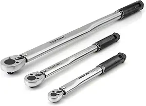 TEKTON 1/4, 3/8, 1/2 Inch Drive Micrometer Torque Wrench Set (3-Piece) | TRQ99901