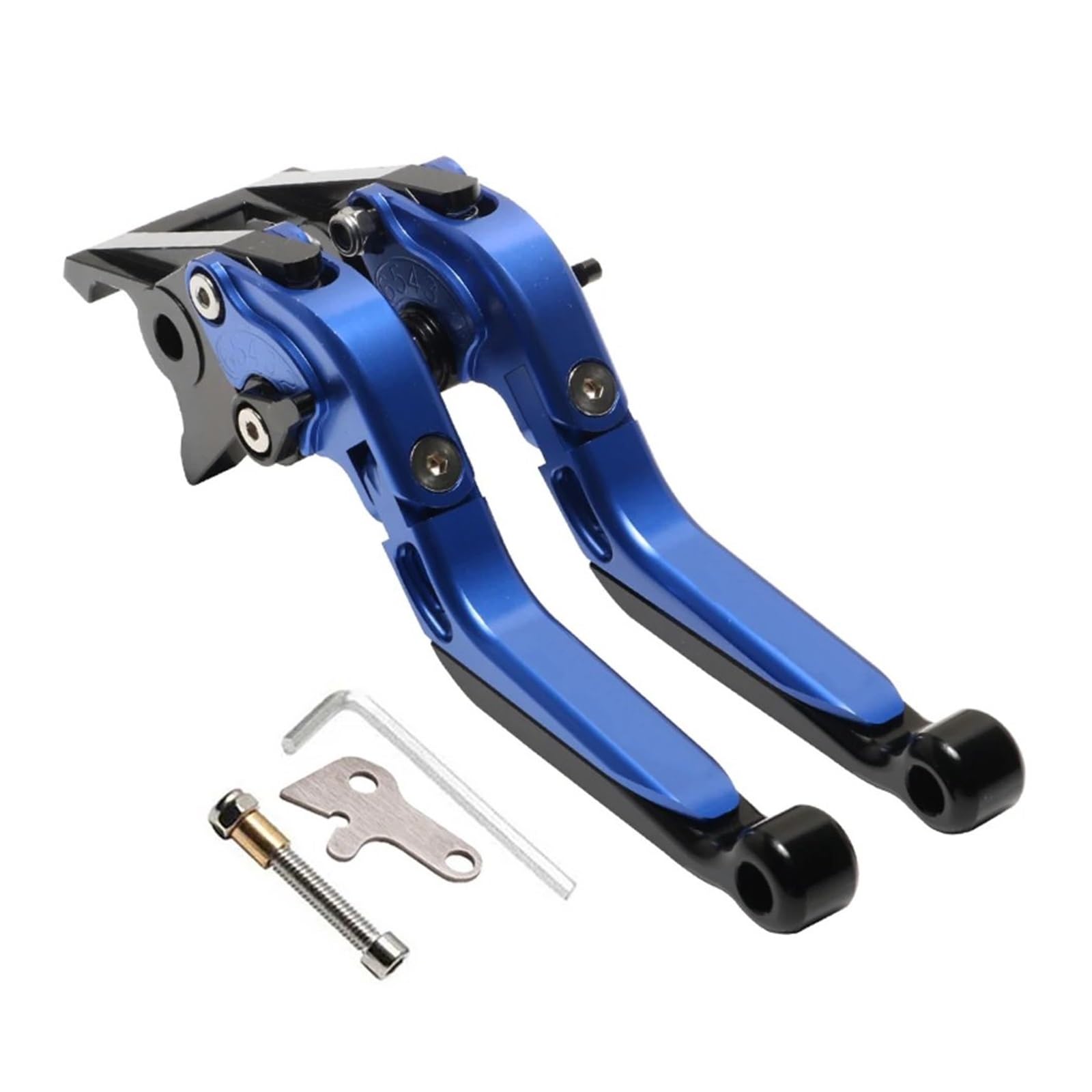 Hguvsjd Blue Black For Xmax125 For Xmax250 For Xmax300 For Xmax400 2023 Motorcycle Hand Brake Handle Clutch Lever Motorcycle Brake Lever(Blue Black)