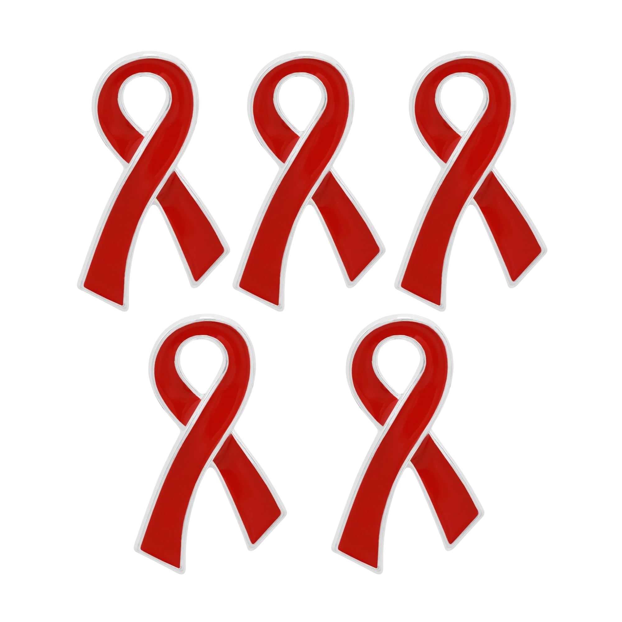 Ribbon Pins 1/5/25/100 for Cancer &amp; Disease Awareness - Various Causes - Bulk Quantities Available for Support Groups and Fundraising