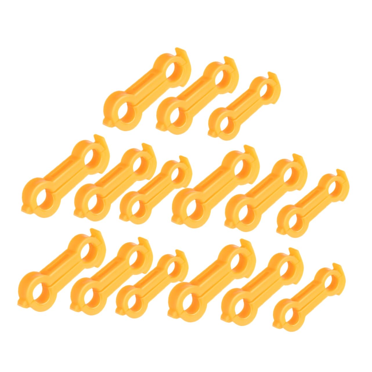 ibasenice 15Pcs Chick Leg Brace PVC Support Bands for Splay Leg Correction Newborn Chicks Quails Ducks and Parrots Durable and Comfortable Poultry Supplies