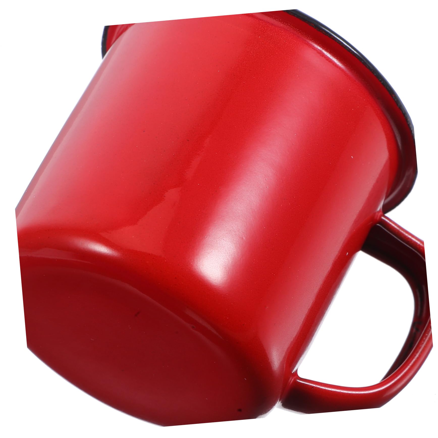balacoo 4 Stück Emaillebecher im Vintage Stil Praktische und Leicht zu Reinigende Trinkbecher aus Emaille für Familien und Cafés für Camping und Outdoor Aktivitäten