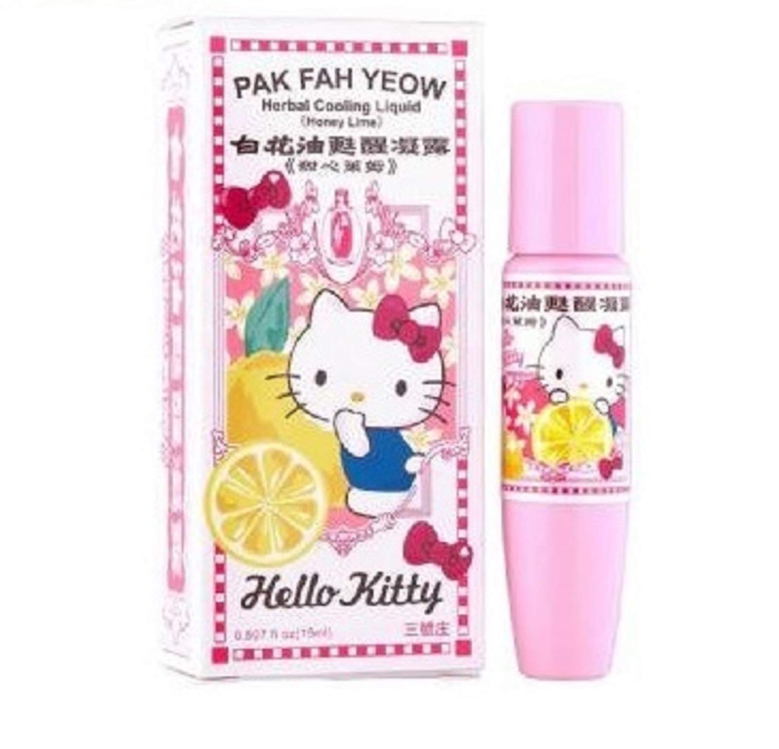 Amazon.co.jp：万能ハッカオイル 白花油甦醒凝露 ハローキティ（ハニー