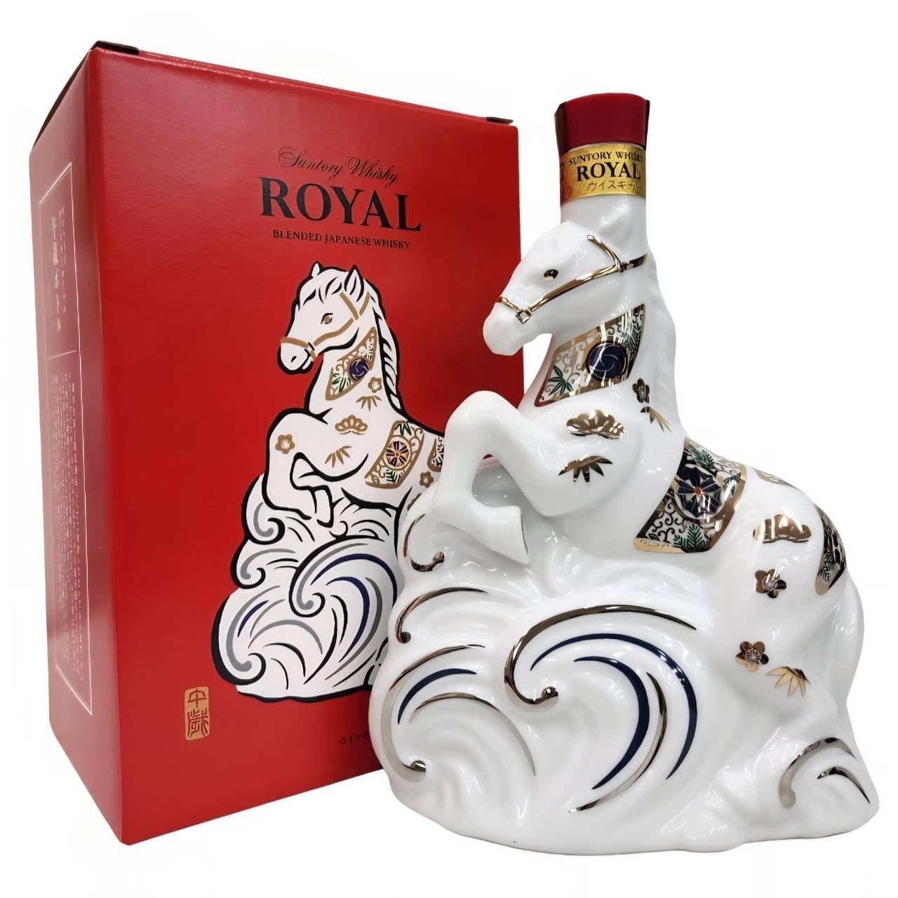 新品未開栓 　サントリー ウイスキー ローヤル 午歳 干支ボトル 2026 Amazon.co.jp: サントリー ローヤル 干支〈午歳〉ボトル 2026年 43度