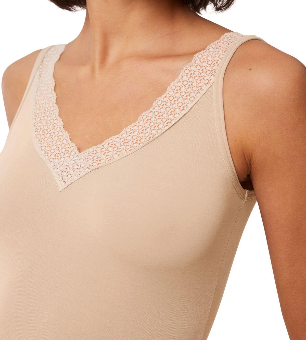 Triumph Feel of Modal Tank Top Skin, Skin, Large