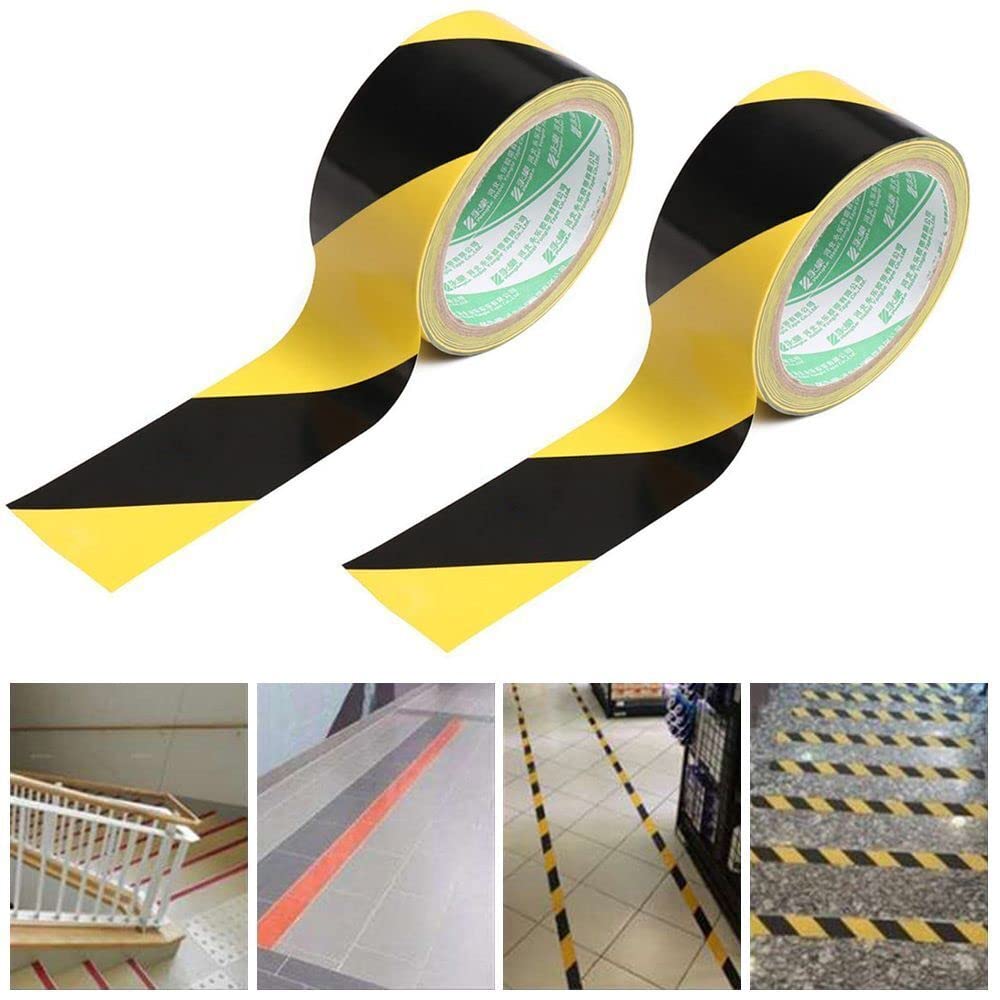 Black&Yellow Danger Caution Floor Tape Hazard Warning Tape