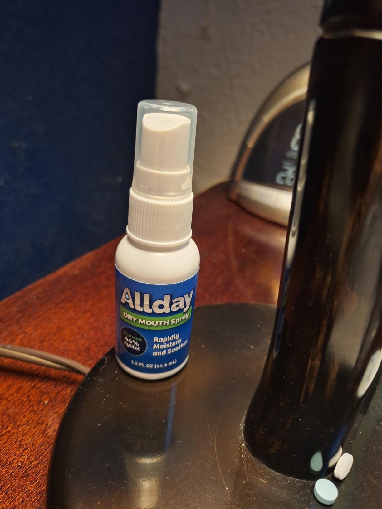 Allday Dry Mouth Spray - Maximum Strength Xylitol, Fast Acting, Non-Acidic (Pack of 2)