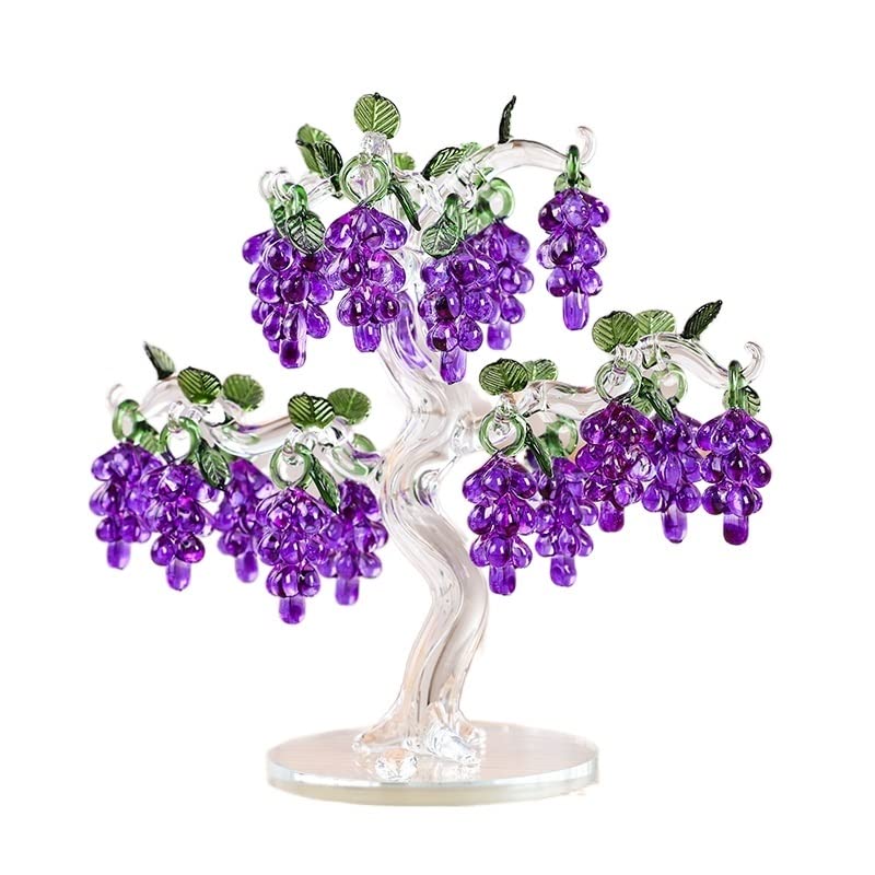 Amazon｜クリスタルブドウの木 18 12 8 6 ブドウ 風水 クラフト ホーム  