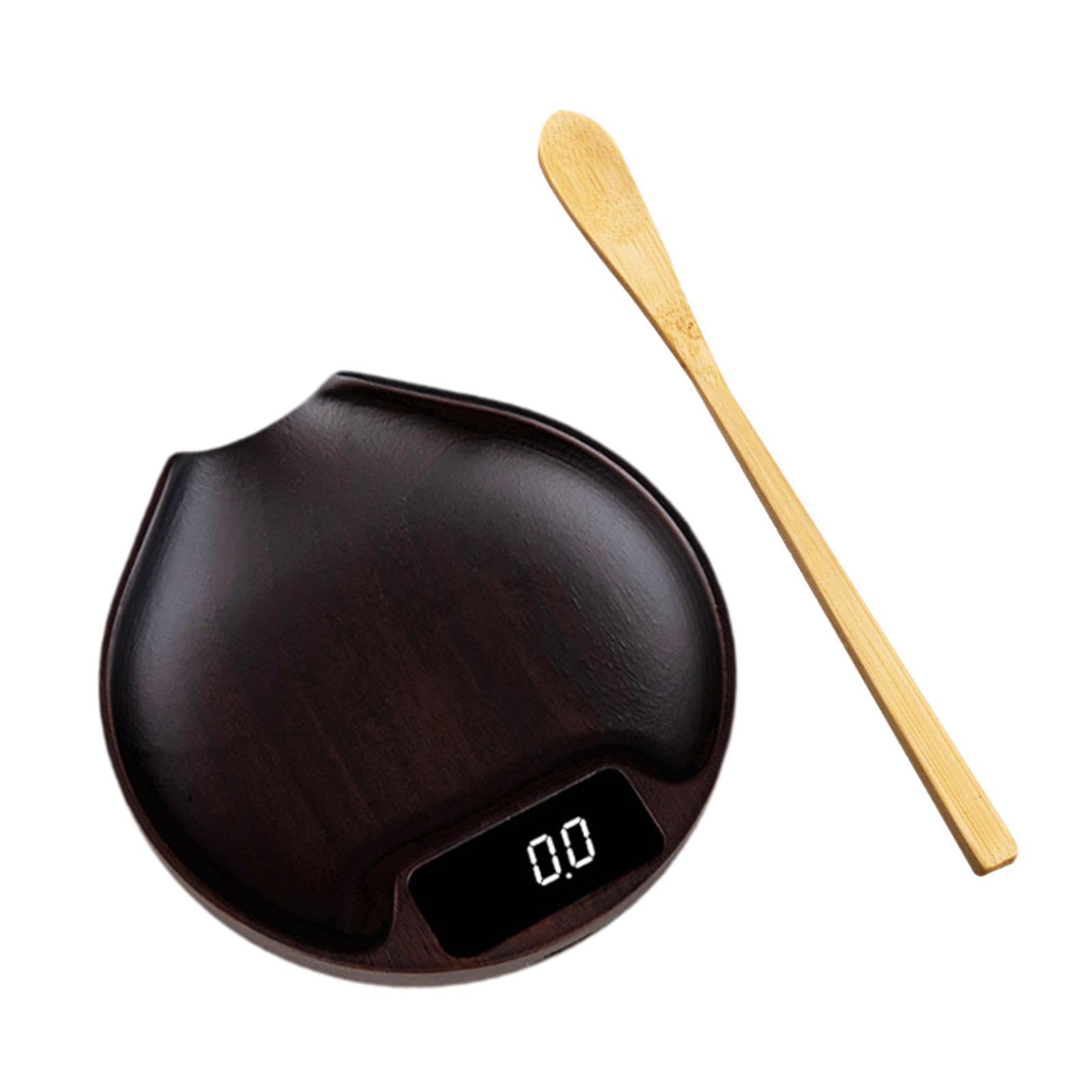 Electronic Coffee Scale Pour Over Espresso Scale Grain Weighing Coffee Beans Scale for Office, Black