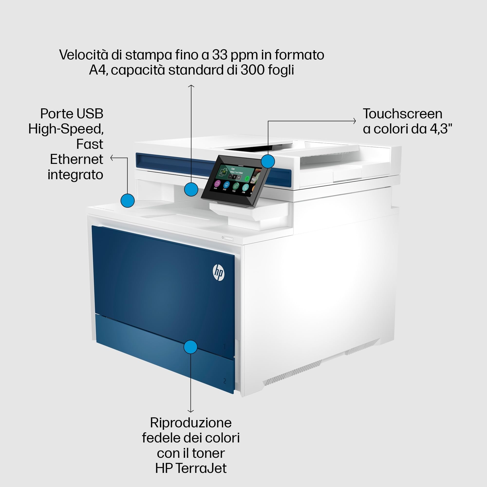 HP Color LaserJet Pro MFP 4302fdn Multifunktionsdrucker