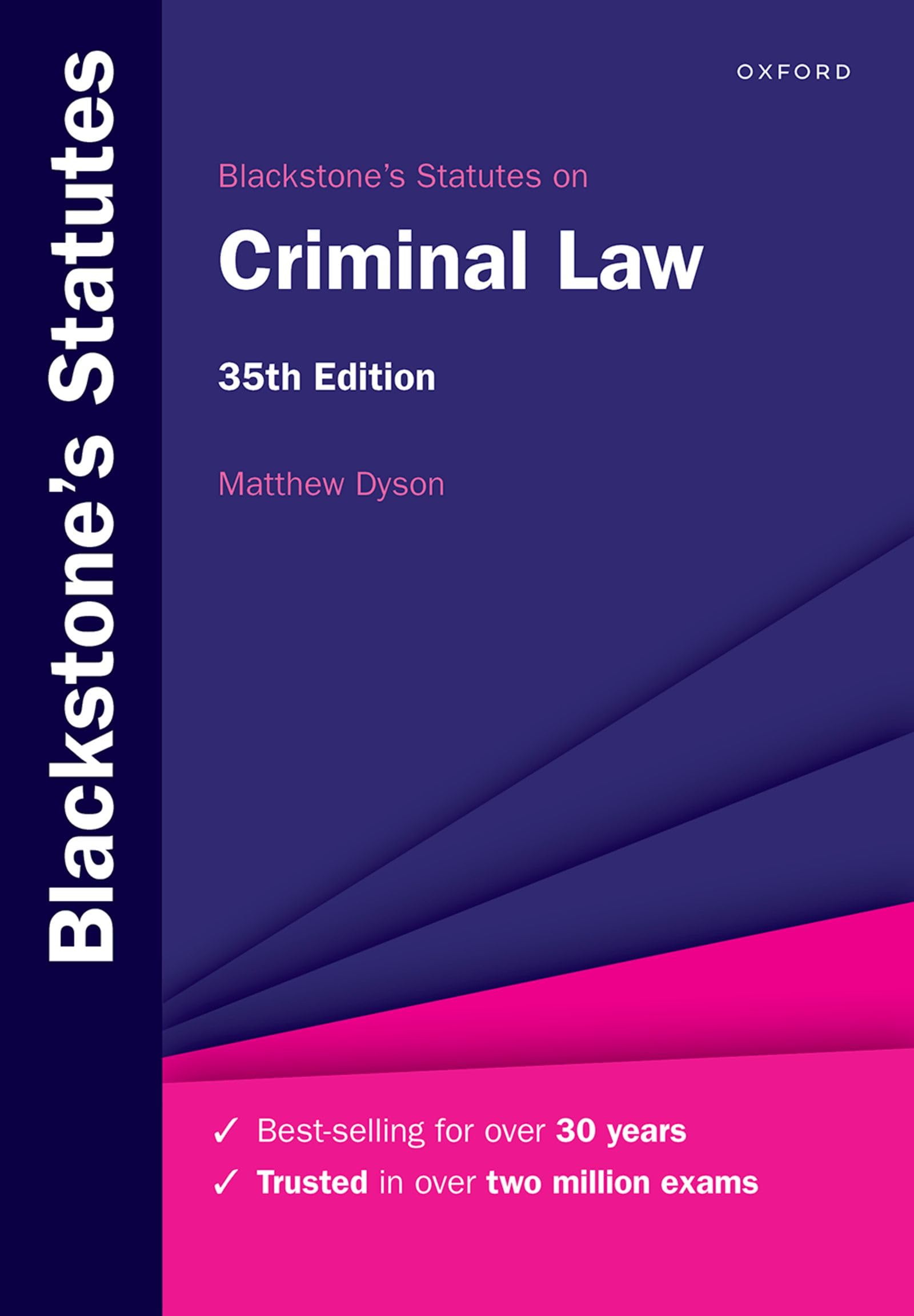 Blackstone's Statutes on Criminal Law (Blackstone's Statute Series)