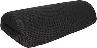 Half Moon Bolster Pillow for Legs, Knees, Lower Back and Head, Half Round Support Pillow, Massage Bolster, Lumbar Support Pillow for Bed, Sleeping, Improves