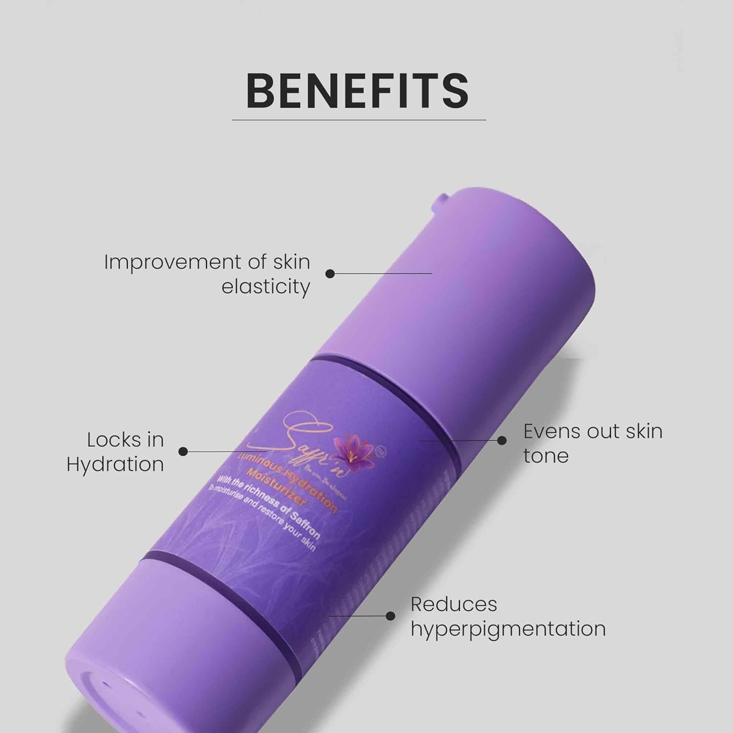 SAFFR'N shiny hydration moisturizer with 5% saffron and 3% niacinmide to improve skin elasticity. Barrier Repair Cream | Moisturizer for the face | Long -lasting hygiene | Shea with butter, ceramids and hyaluronic acid. For all skin types. 30ml SAFFR'N shiny hydration moisturizer with 5% saffron and 3% niacinmide to improve skin elasticity. Barrier Repair Cream | Moisturizer for the face | Long -lasting hygiene | Shea with butter, ceramids and hyaluronic acid. For all skin types. 30ml