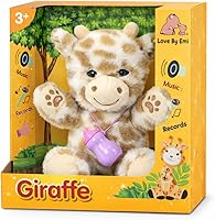 Love By Emi Interactive Recording Plush Toy for Toddlers - Record Voice, Play Songs, Touch-Activated Sounds & Soft Cuddly Fun