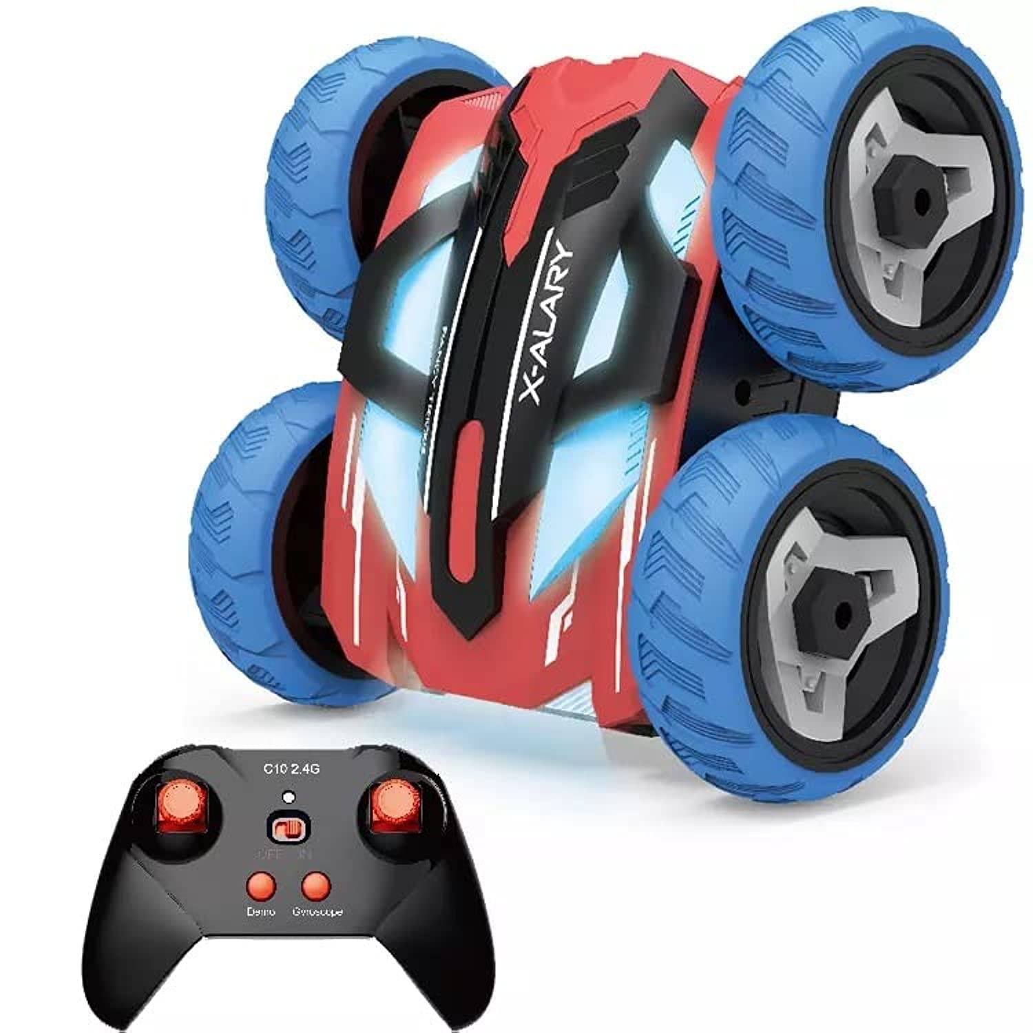 Baybee 1:20 Double Side Rechargeable Remote Control Car for Kids, Stunt RC Cars with 2.4G Remote & 360° Rotation | Electric Battery Kids Car | Remote Control Car Toys for Kids 1 2 3 4 5+Years Boy Girl