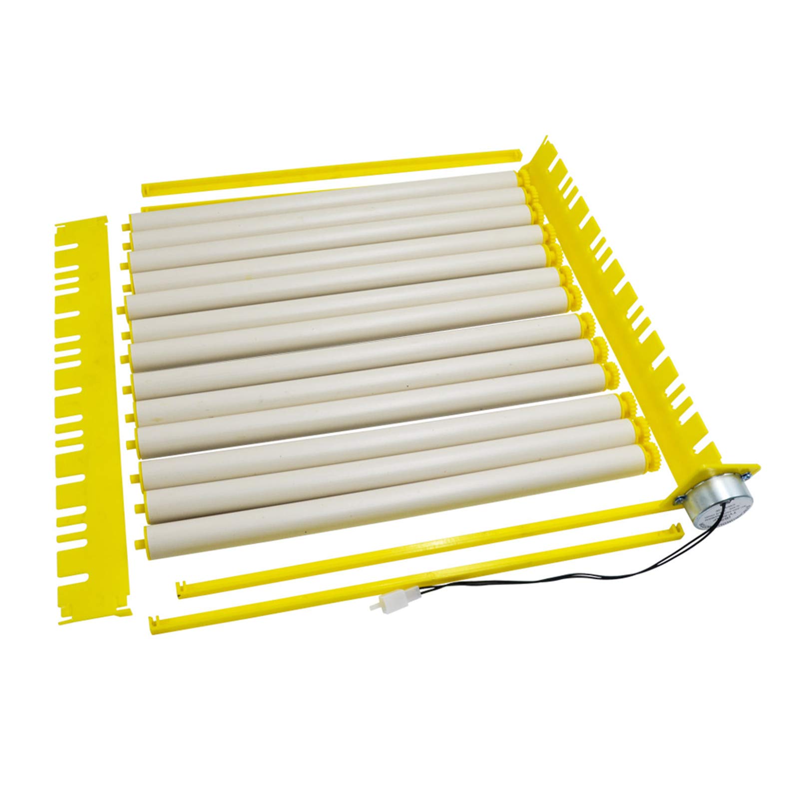 nouveau Design automatique plateau à oeufs rotatif 13 Tubes plateau de tournage d'oeufs avec moteur 12V / 220V éclosoir pour poulets