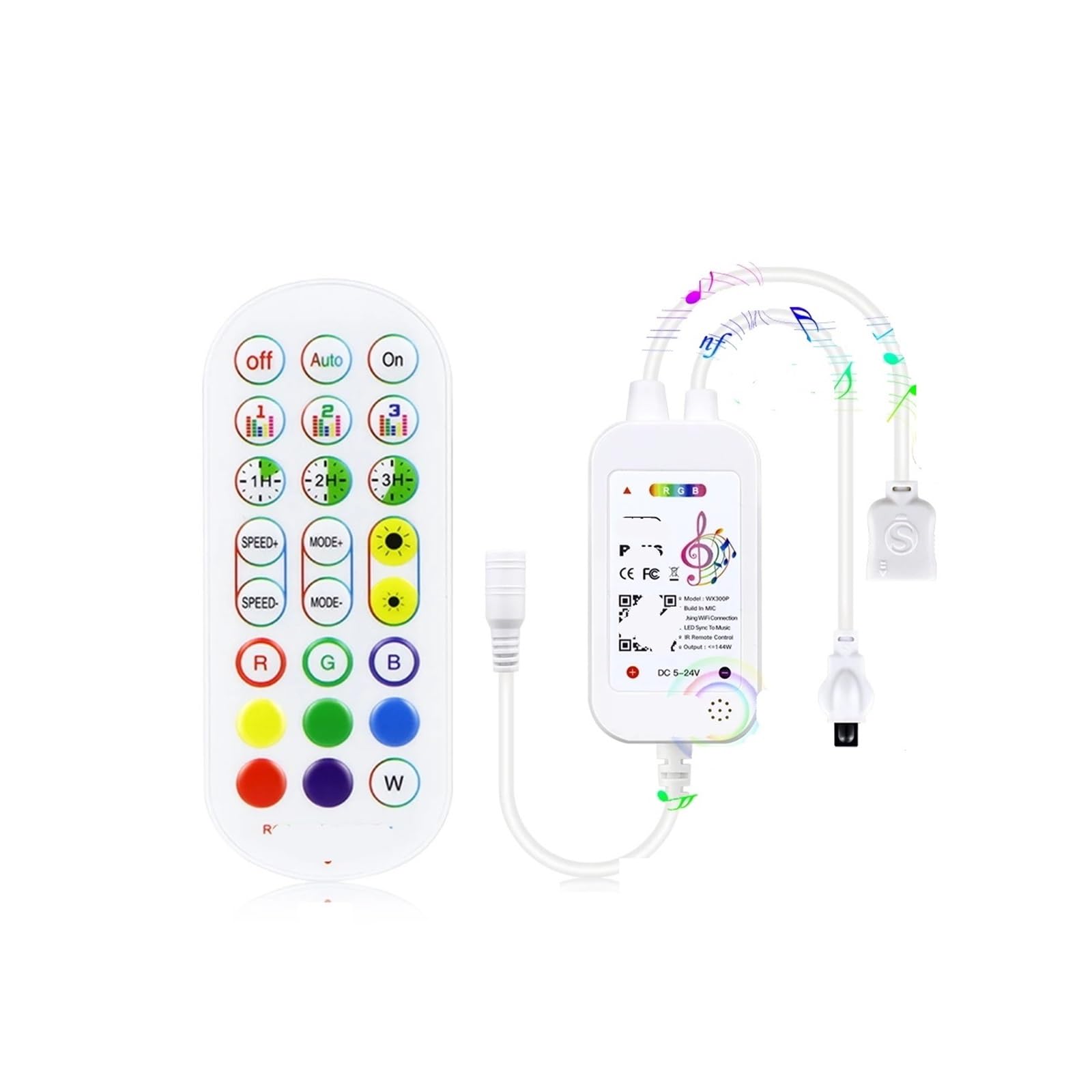 Contrôleur de bande LED anti-scintillement néon RGB DC