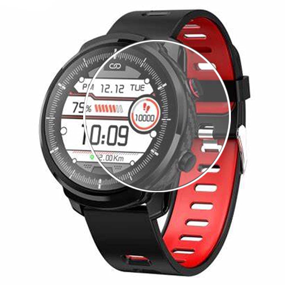 3 Pack Tempered Glass Screen Protector Film, compatible with SENBONO S10 1.3" Smartwatch SmartWatch Protectors Guard (new version)