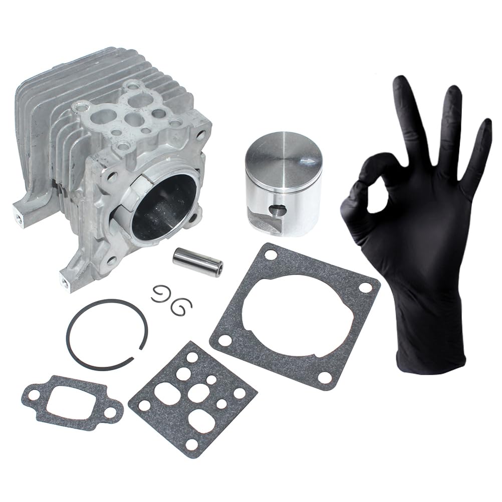 Kit Piston Cylindre 34mm Pour Stihl FS38/FS45/FS46/FS55/HS45/KM55 - Réf. 4140 020 1204 - Pièce Rechange Moteur - 9