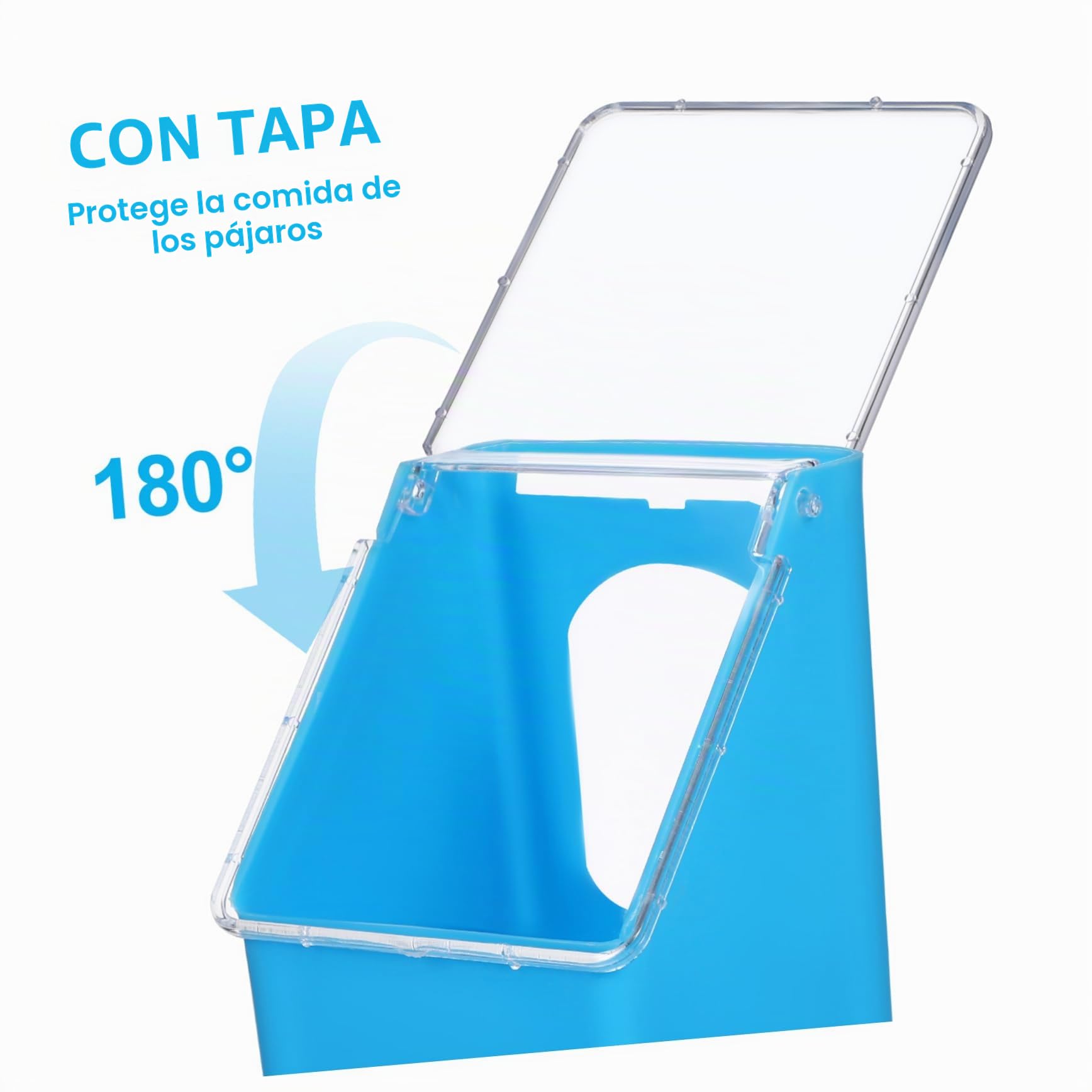 Kisangel 8piezas Comedero para Pájaros Colgante De Alimentador Multifuncional para Jaula De Aves Fácil De Limpiar y Usar para Alimentar Palomas y Otros Pájaros