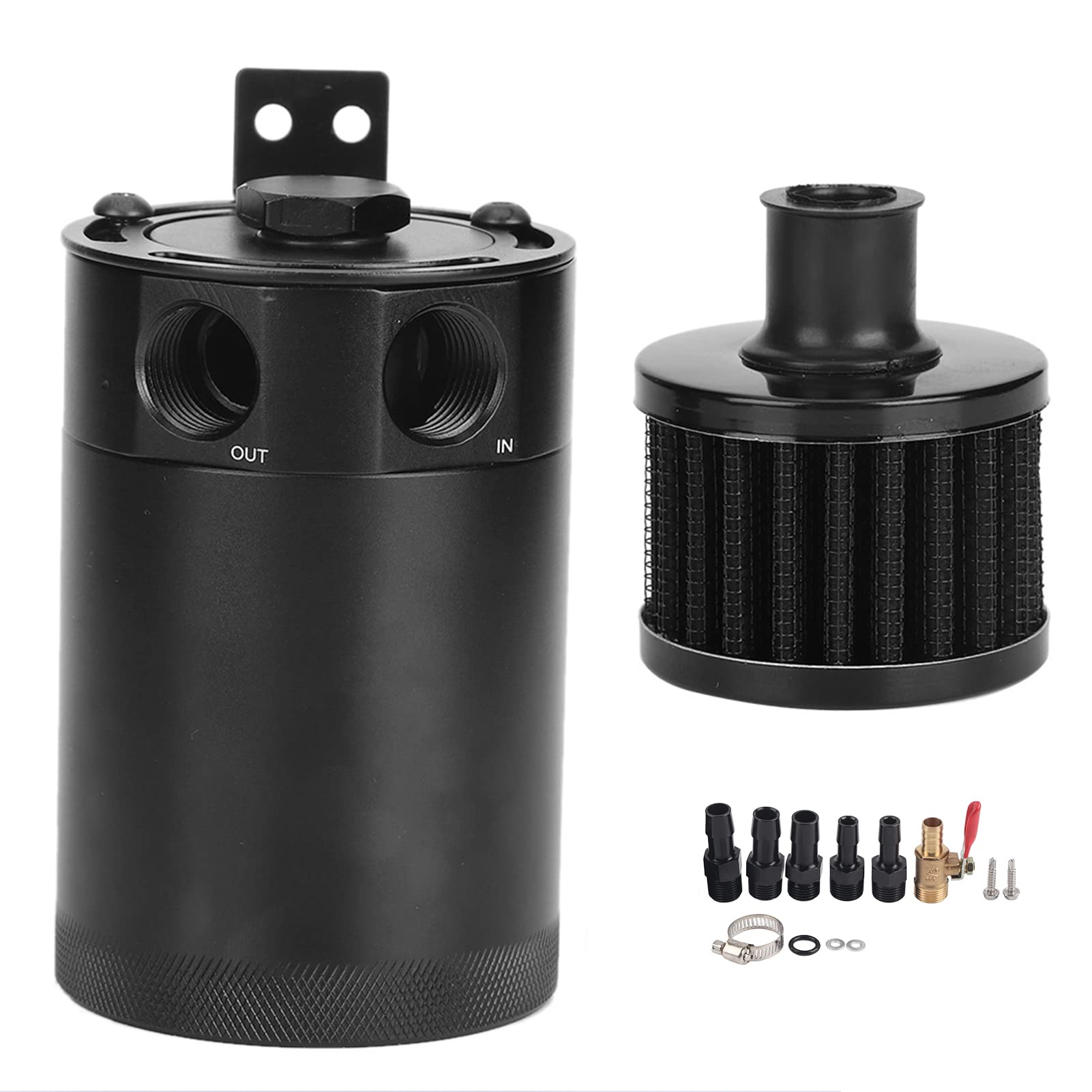 Réservoir D'Huile De ure l Avec Canne De Collecte D'Huile Réservoir à 2 Ports Renif De Soupape acité De 5 Pour Système D'échappement Efficace Et le
