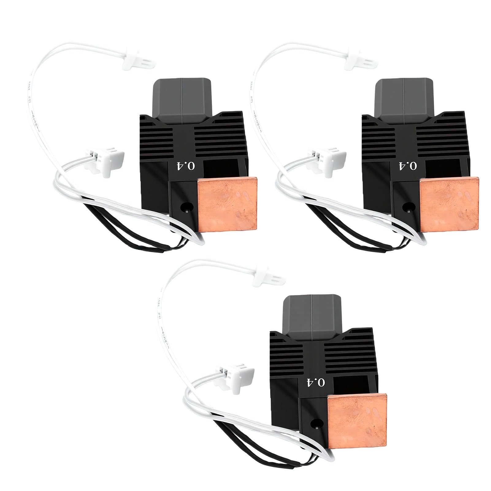 Eujgoov Keramik-Heizblock-Hotend-Kit mit 0,4-mm-Düse, Vormontiert, 48 W, Silikonsockel, Reinigungsnadeln, Düsenbürste für Snapmaker U1 3D-Drucker