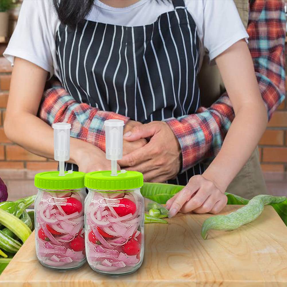 Amazon.co.jp: 発酵ジャーキット - 広口36オンスメイソンジャー2個