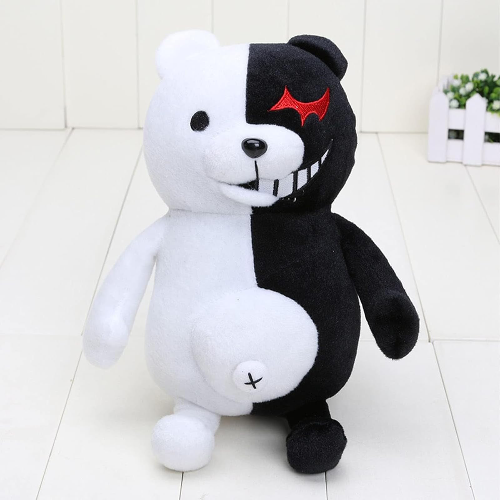 ◆ダンガンロンパ　モノミ　BIG　ぬいぐるみ◆座高：約62cm◆ Amazon.co.jp: モノクマ ぬいぐるみ かわいい おもちゃ 25CM/40CM