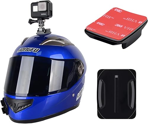 Miniatura 6 de Haoyou Soporte adhesivo curvado para casco compatible con Gopro Hero 11,10, 9, 8, 7, 6, 5, 4, 3+, 3 cámaras (6 piezas)