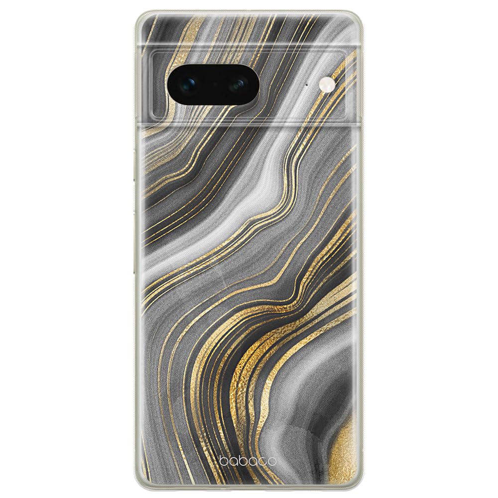 Babaco ERT GROUP mobile phone case for Google PIXEL 7 original and officially Licensed pattern Marble 010 optimally adapted to the shape of the mobile phone, case made of TPU