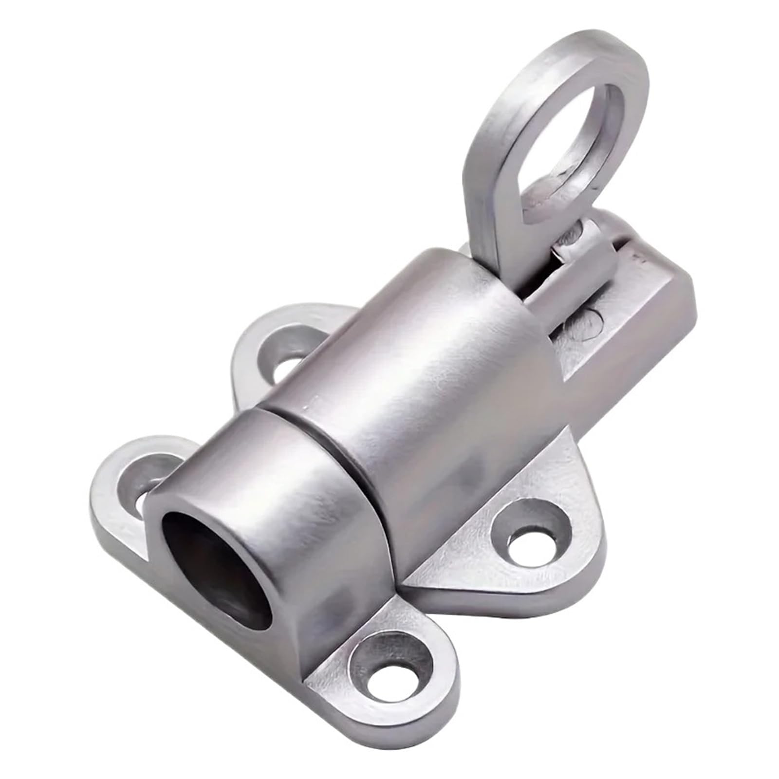 Loquet à ressort automatique argenté, loquet de fenêtre et verrou de porte en acier