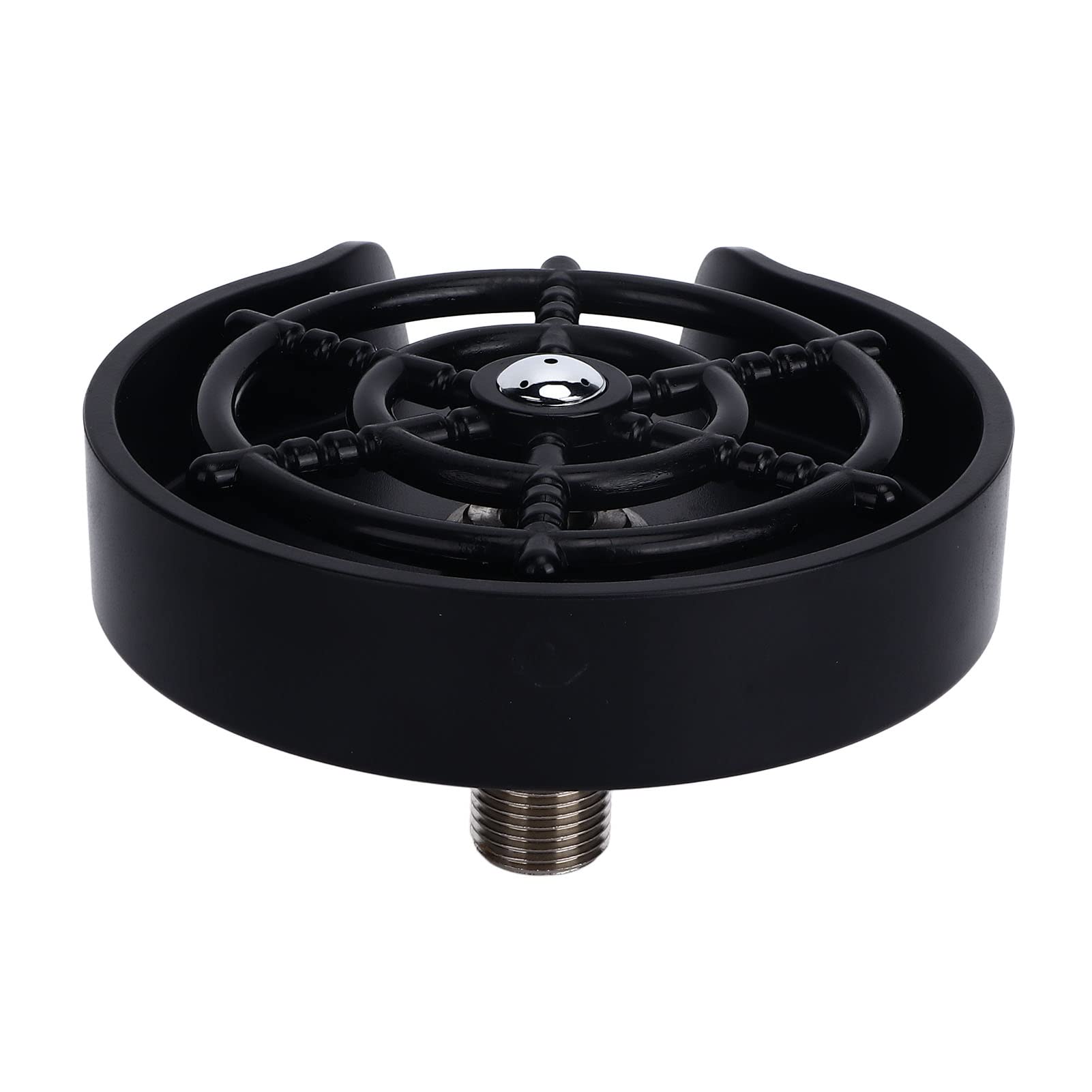 Sciacquatrice per Vetro Nero Opaco, lavabottiglie per lavello da Cucina Sciacquatrice per Tazze interfaccia G1/2, lavabottiglie per lavelli da Cucina da Bar (Nero)