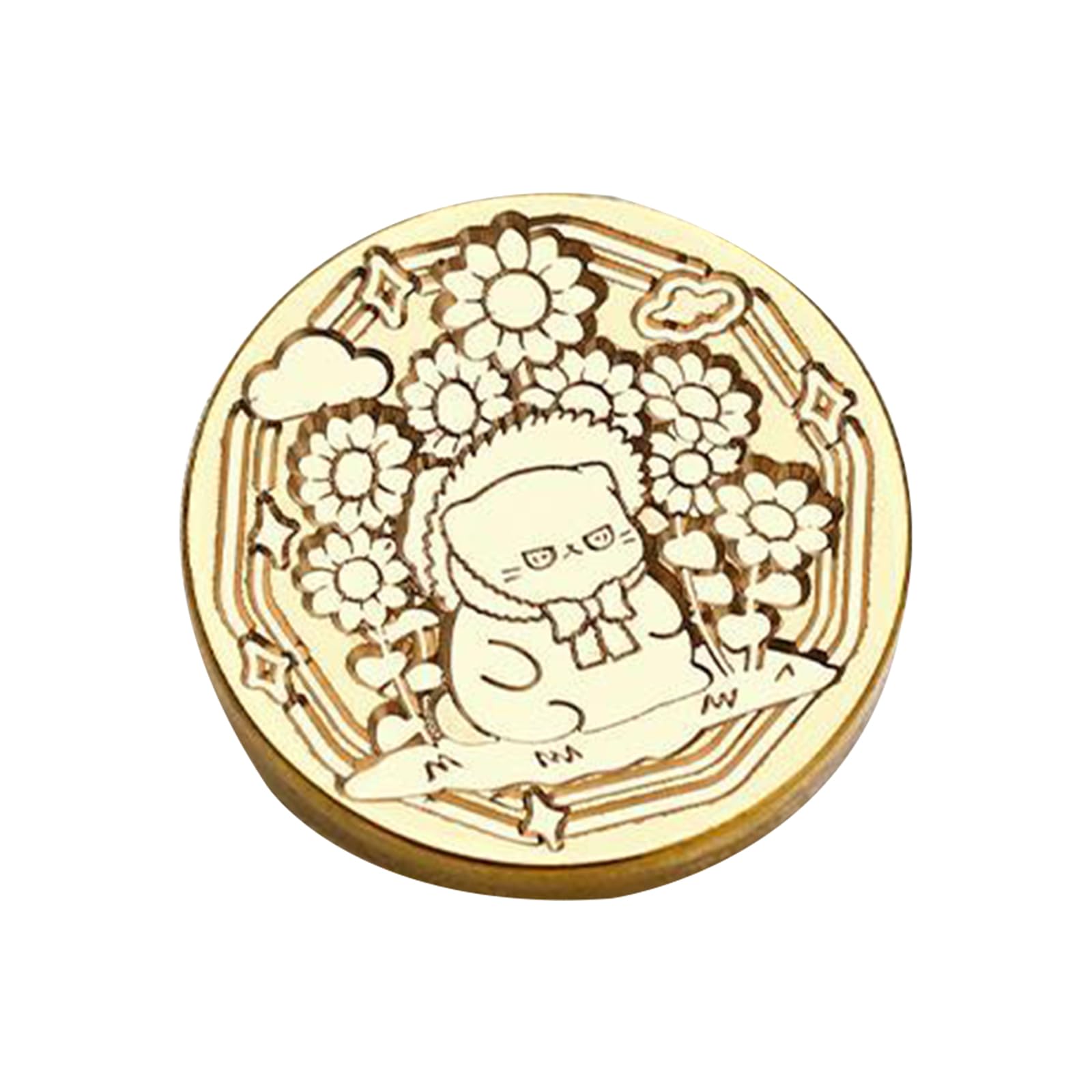 Tfaoys B Fine Craftsmanship Wax Seal Stamp Head Natural Eauty Halloween Christmas Party Decors For Envelope, Letter, And Sewing Supplies