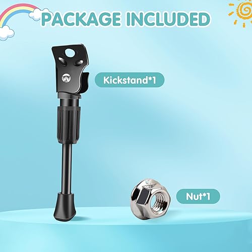 Miniatura 9 de LEICHTEN Soporte de bicicleta para niños para ruedas de 1214161820 pulgadas, soporte de bicicleta de un solo lado, soporte trasero para bicicletas